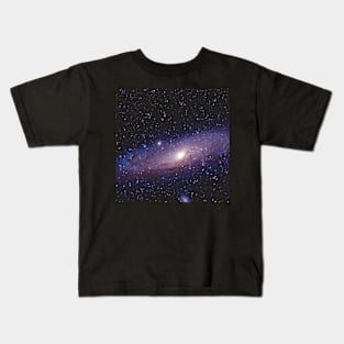 Milky Way Galaxy Pool Kids T-Shirt